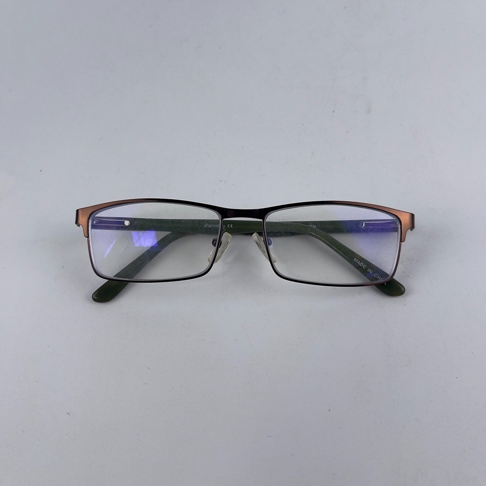 D'amato DM4142 Unisex Adult Eyeglasses Frame Green Plastic Half Rim 54-16-140 mm - Picture 12 of 12
